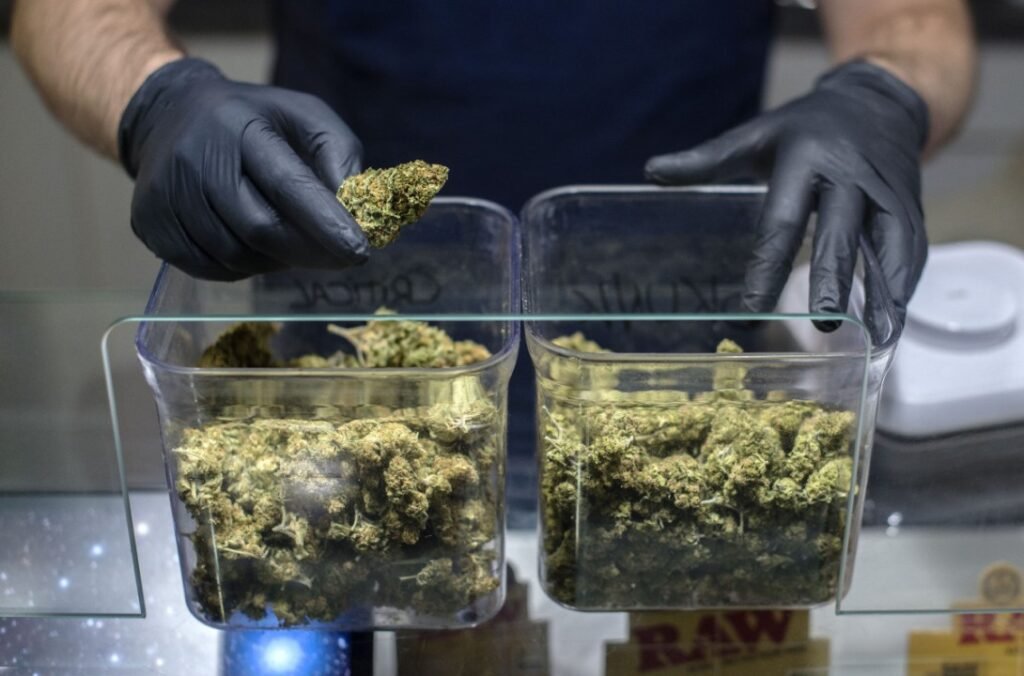 packing weed
